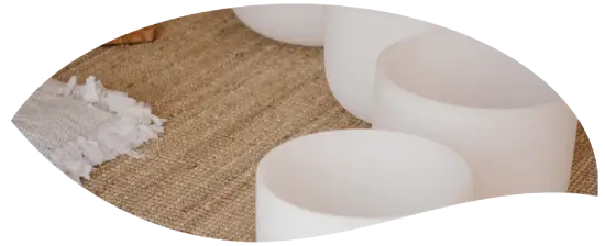 Crystal singing bowls